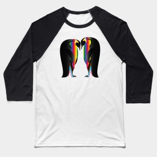 Queer Penguin Pride! Baseball T-Shirt
